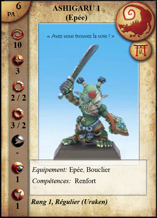 Ashigarû Gobelin 2 (Épée)